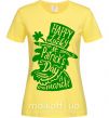 Женская футболка Leprechaun Лимонный фото