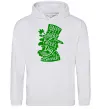 Мужская толстовка (худи) Leprechaun Серый меланж фото