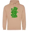 Мужская толстовка (худи) Leprechaun Песочный фото