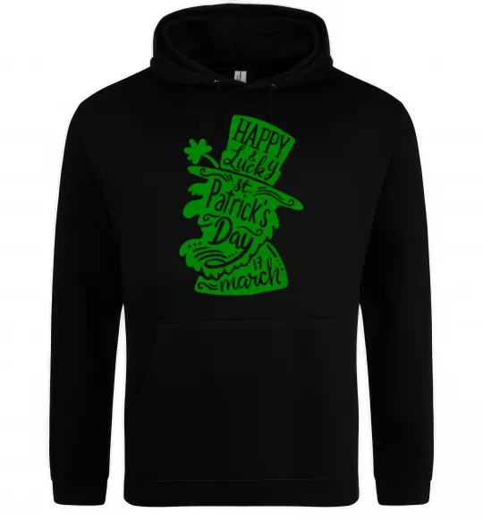 Женская толстовка (худи) Leprechaun Черный фото