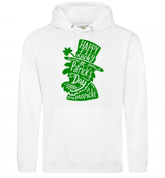 Женская толстовка (худи) Leprechaun Белый фото