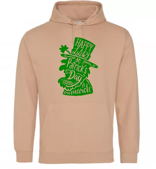Женская толстовка (худи) Leprechaun Песочный фото