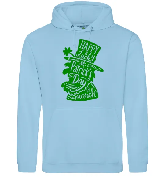 Жіноча толстовка (худі) Leprechaun Блакитний фото
