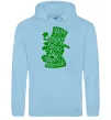 Жіноча толстовка (худі) Leprechaun Блакитний фото