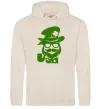 Мужская толстовка (худи) Hipster leprechaun Таш фото