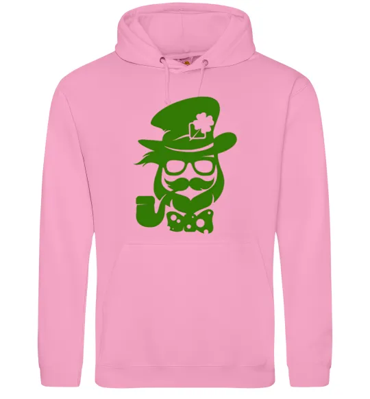 Женская толстовка (худи) Hipster leprechaun Розовый фото