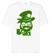 Футболка Оверсайз Hipster leprechaun Белый фото