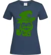 Женская футболка Hipster leprechaun Темно-синий Женская футболка Hipster leprechaun Темно-синий фото