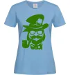 Женская футболка Hipster leprechaun Голубой Женская футболка Hipster leprechaun Голубой фото