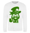 Свитшот Hipster leprechaun Белый фото