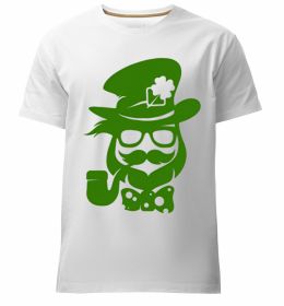 Мужская премиум футболка Hipster leprechaun