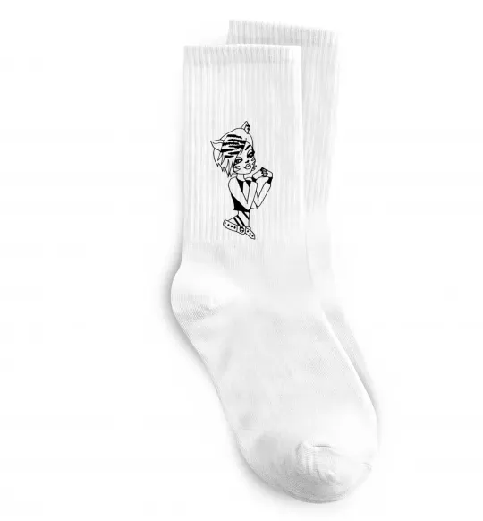 Носки Торалей Страйп Белый фото