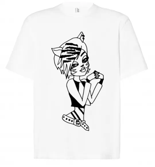 Футболка Оверсайз Торалей Страйп Белый фото