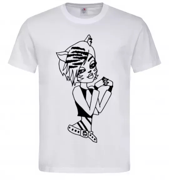 Мужская футболка Торалей Страйп Белый фото