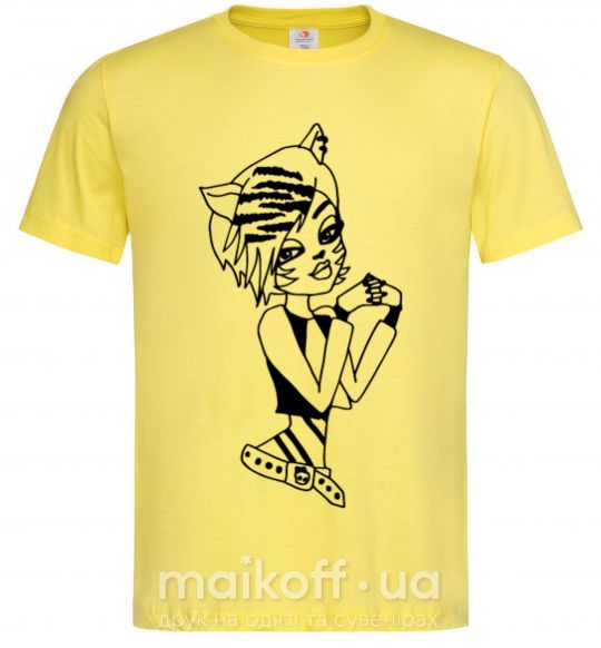 Чоловіча футболка Торалей Страйп Лимонний фото
