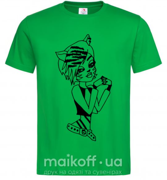 Мужская футболка Торалей Страйп Зеленый фото
