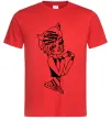 Мужская футболка Торалей Страйп Красный фото