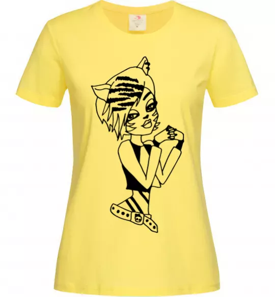 Женская футболка Торалей Страйп Лимонный фото