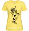 Жіноча футболка Торалей Страйп Лимонний фото