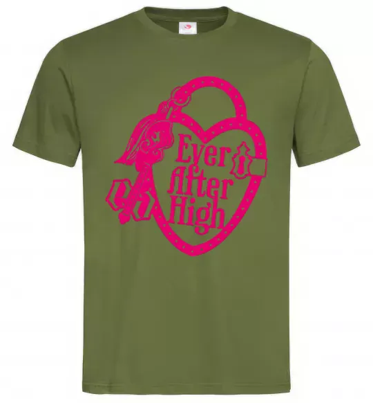 Мужская футболка Logo Ever After High Оливковый фото
