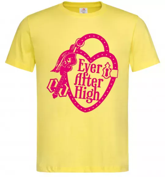 Мужская футболка Logo Ever After High Лимонный фото