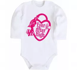 Детский боди Logo Ever After High Белый фото