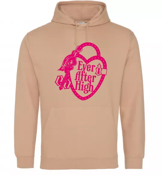 Мужская толстовка (худи) Logo Ever After High Песочный фото
