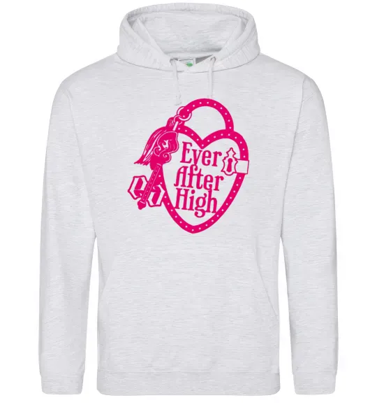 Жіноча толстовка (худі) Logo Ever After High Сірий меланж фото