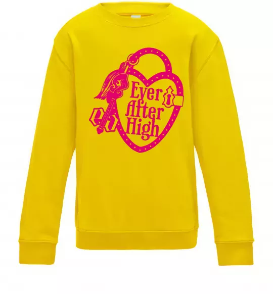 Детский Свитшот Logo Ever After High Солнечно желтый фото