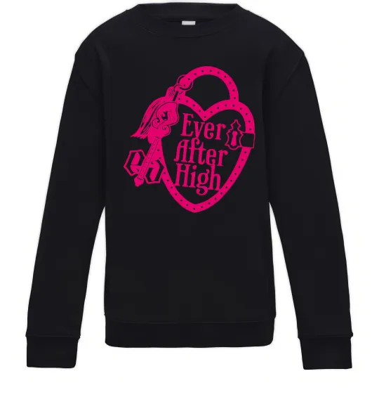 Детский Свитшот Logo Ever After High Черный фото