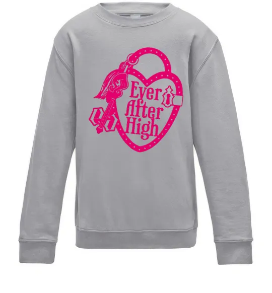 Детский Свитшот Logo Ever After High Серый меланж фото