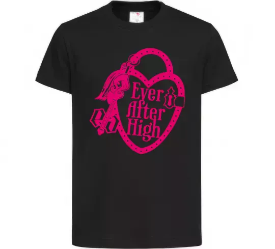Детская футболка Logo Ever After High Черный фото