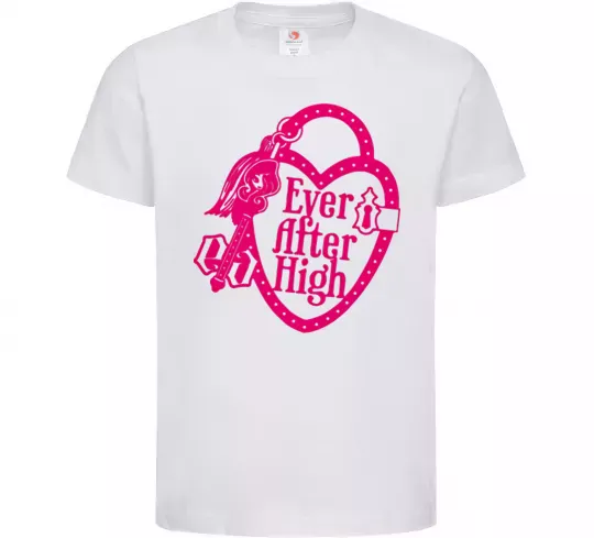 Детская футболка Logo Ever After High Белый фото