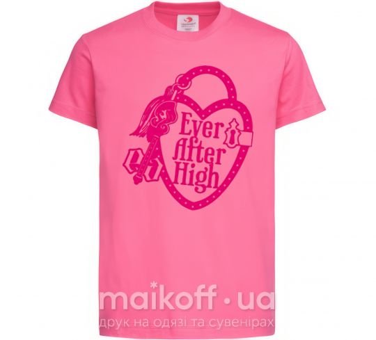 Дитяча футболка Logo Ever After High Яскраво-рожевий фото