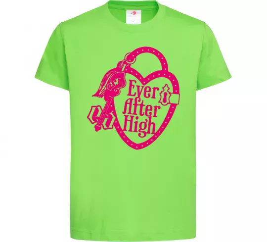 Детская футболка Logo Ever After High Лаймовый фото