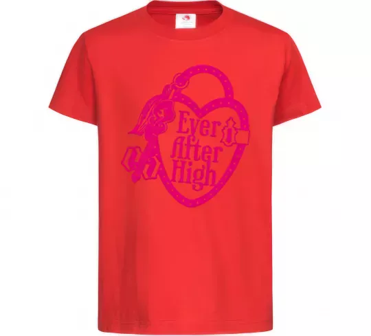 Детская футболка Logo Ever After High Красный фото