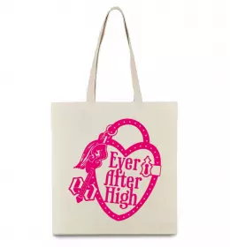 Эко-сумка Logo Ever After High Бежевый фото
