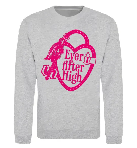 Світшот Logo Ever After High Сірий меланж фото