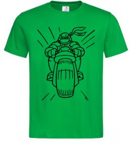 Мужская футболка Черепашка-Ніндзя на мотоциклі