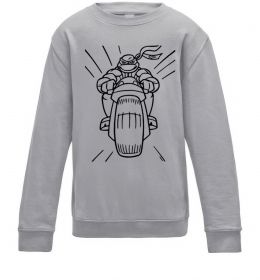 Детский Свитшот Черепашка-Ніндзя на мотоциклі