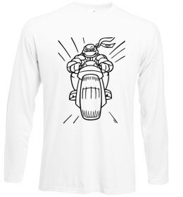 Лонгслив Черепашка-Ніндзя на мотоциклі