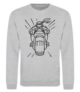 Свитшот Черепашка-Ніндзя на мотоциклі