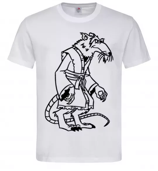 Чоловіча футболка Сенсей Сплінтер Білий фото