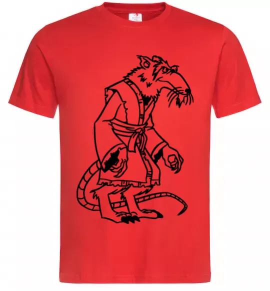 Чоловіча футболка Сенсей Сплінтер Червоний фото