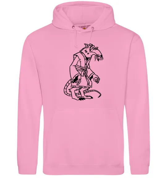 Чоловіча толстовка (худі) Сенсей Сплінтер Рожевий фото