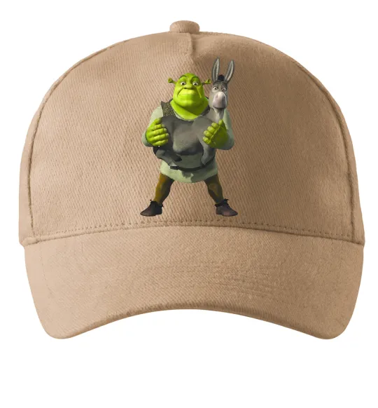 Кепка Шрек та віслюк Песочный фото