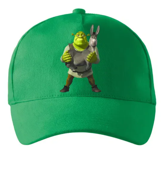 Кепка Шрек та віслюк Зелений фото