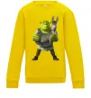 Детский Свитшот Шрек та віслюк Солнечно желтый Детский Свитшот Шрек та віслюк Солнечно желтый фото