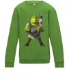 Детский Свитшот Шрек та віслюк Лаймовый Детский Свитшот Шрек та віслюк Лаймовый фото