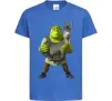 Дитяча футболка Шрек та віслюк Яскраво-синій фото